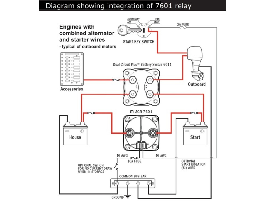 Blue Sea Acr Wiring Diagram - Wiring Diagram